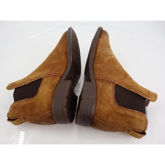 Born Women's Laney Chelsea Boot Size 7 Brown Leather Block Heel Pointed Ankle - Picture 9 of 14